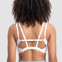 TOP BLANCO TIRANTES CRUZADOS CDC
