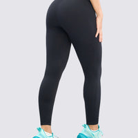 LEGGINGS NEGRO SEAMLESS TIRO ALTO RVC - colombiangymwear