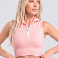 TOP ROSA MUSE CUELLO ESTILO POLO CCR