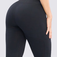 LEGGINGS NEGRO SEAMLESS TIRO ALTO RVC - colombiangymwear