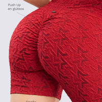 BIKER TEXTURIZADO ROJO RVC