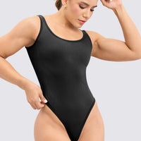 Body deportivo seamless color negro, perfecto para cualquier estilo athlesure.