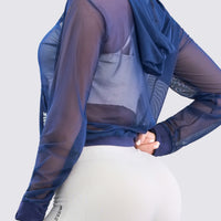 BUZO AZUL MARINO EN MALLA RVC