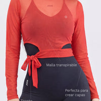 BUZO ROJO DE MALLA RVC