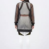 BUZO DEPORTIVO EN MALLA COLOR NEGRO RVC