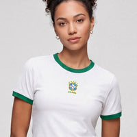 CAMISETA MUJER BRASIL - EDICIÓN MUNDIAL 2026