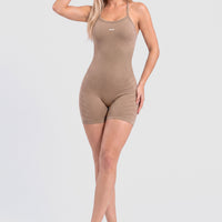 ENTERIZO SEAMLESS MOCCA ESENCIAL FIT RVC