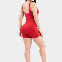 ENTERIZO DEPORTIVO SEAMLESS ROJO RVC