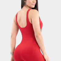 ENTERIZO DEPORTIVO SEAMLESS ROJO RVC