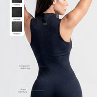 ENTERIZO SEAMLESS NEGRO EFECTO MOLDEADOR RVC