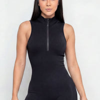 ENTERIZO SEAMLESS NEGRO EFECTO MOLDEADOR RVC
