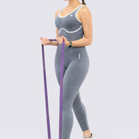 ENTERIZO SEAMLESS AZUL CON VENAS EN CONTRASTE RVC