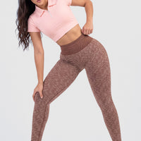 LEGGINGS PUSH UP CAFÉ ANIMAL PRINT CCR