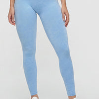LEGGING AZUL CON PATRÓN FLORAL CDC