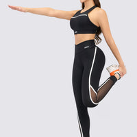 LEGGINGS NEGRO CON MALLA LATERAL RVC