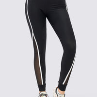 LEGGINGS NEGRO CON MALLA LATERAL RVC