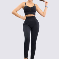 TOP DEPORTIVO NEGRO TEXTURIZADO RVC