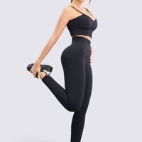 TOP DEPORTIVO NEGRO TEXTURIZADO RVC