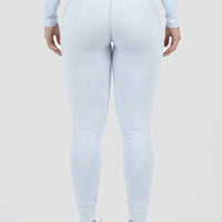 LEGGINGS BABY BLUE CON PRETINA ALTA CDC