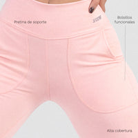 LEGGINGS BOTA RECTA ROSA MUSE ALTA COBERTURA CCR