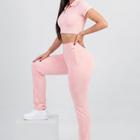 TOP CUELLO ESTILO POLO ROSA MUSE CCR