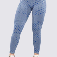 LEGGINGS DEPORTIVOS COLOR AZUL OSCURO PARA MUJER.