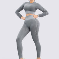 LEGGINGS SEAMLESS TEXTURA GRIS RVC