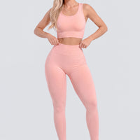 LEGGINGS ROSA MUSE TEXTURA HEXAGONAL CCR