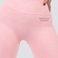 LEGGINGS TEXTURIZADO ROSA MUSE CCR