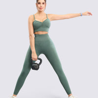 TOP DEPORTIVO VERDE TEXTURIZADO RVC