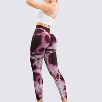 LEGGINGS TIE DYE CEREZO OSCURO RVC