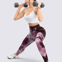 LEGGINGS TIE DYE CEREZO OSCURO RVC