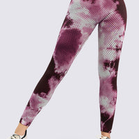 LEGGINGS TIE DYE CEREZO OSCURO RVC