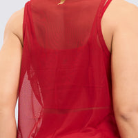 BLUSA MALLA DEPORTIVA GF25Q224-M7RJ SSF