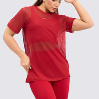 MALLA DEPORTIVA COLOR NEGRO, ESTILO OVERSIZE, PERFECTA PARA CUALQUIER ACTIVIDAD.