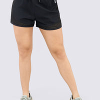 PANTALONETA NEGRA CON MALLAS LATERALES RVC