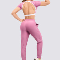 JOGGER ROSADO MUJER SUAVE Y FLEXIBLE OPM