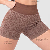 SHORT PUSH UP CAFÉ ANIMAL PRINT CCR
