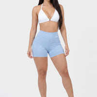 SHORT BABY BLUE PRETINA ALTA CDC