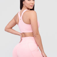 SHORT ROSA MUSE TIRAS CRUZADAS CCR