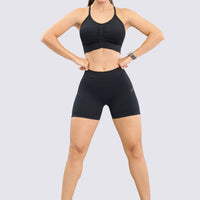 SHORT SEAMLESS NEGRO COMPRESIÓN MEDIA RVC