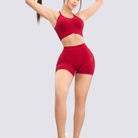 SHORT SEAMLESS ROJO COMPRESIÓN MEDIA RVC