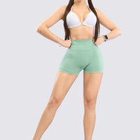 SHORT VERDE PRETINA ALTA RVC