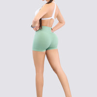 SHORT VERDE PRETINA ALTA RVC