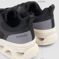 TENIS NEGROS HOMBRE RUNNING
