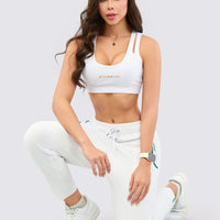 JOGGER BLANCO MUJER AJUSTE CÓMODO SSF