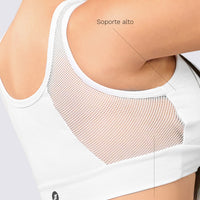 TOP RUNNING ALTO SOPORTE BLANCO RVC