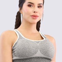 TOP SEAMLESS SOPORTE ALTO BLANCO RVC