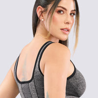 TOP SEAMLESS SOPORTE ALTO NEGRO RVC