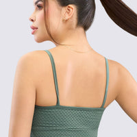 TOP DEPORTIVO VERDE TEXTURIZADO RVC